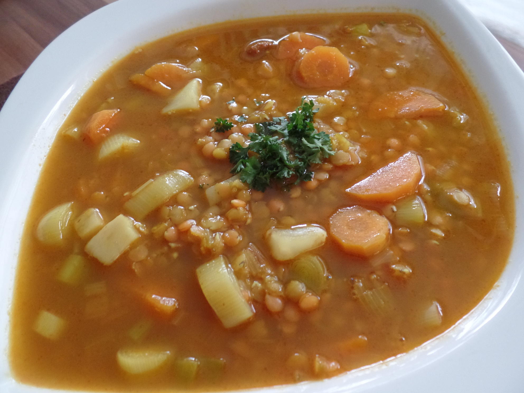 Bilder für Scharfe Linsensuppe - Rezept