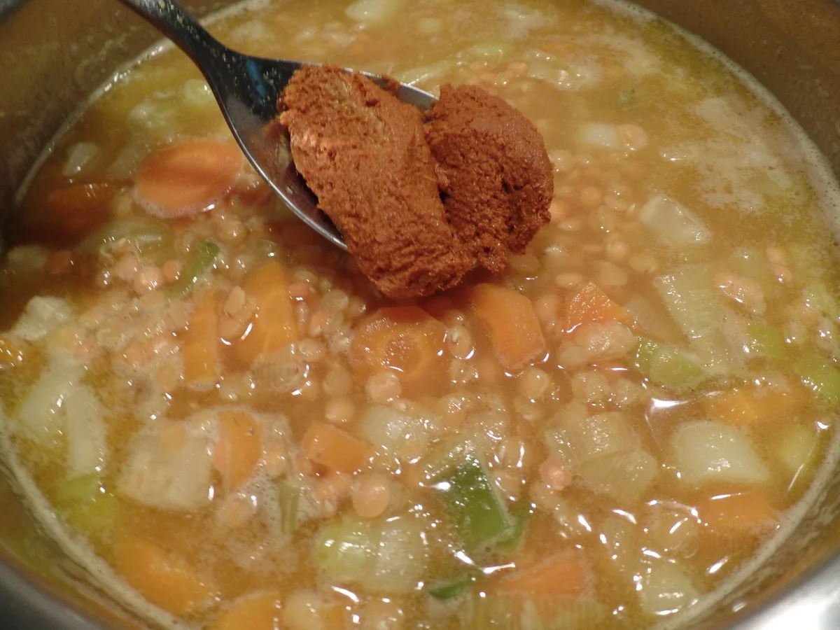 Rezept: Scharfe Linsensuppe Bild Nr. 597 Scharfe Linsensuppe - Rezept - Bild Nr. 597