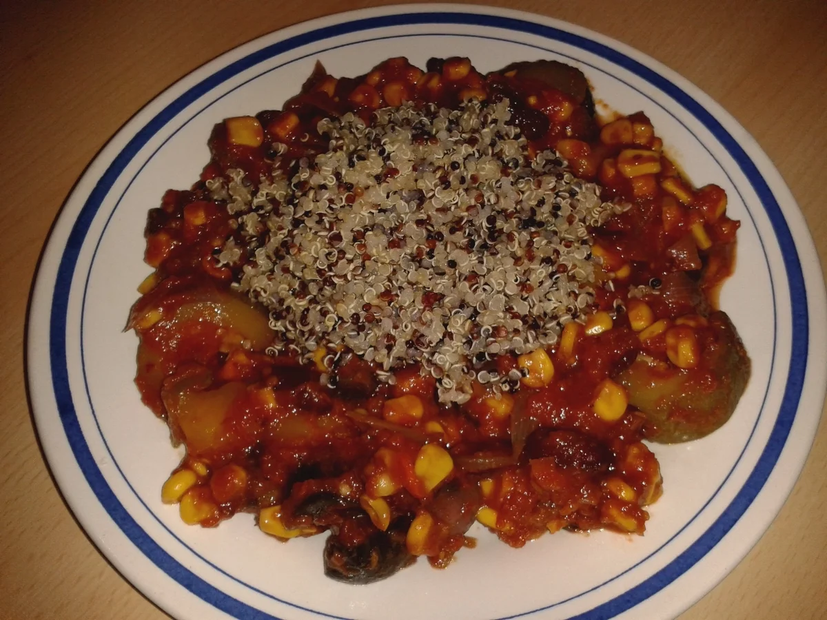 Chili con verduras - Gemüse-Chili aus dem Ofen - vegan - Rezept - Bild Nr. 596