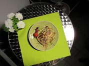 Crêpes mit Bananen, Nussnougatcreme und Mandellikör - Rezept