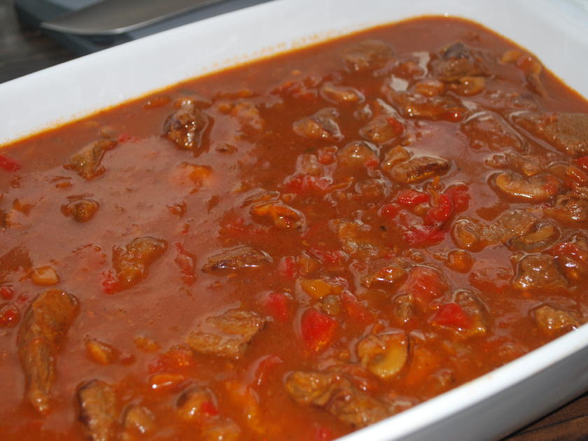Jägergulasch mit Röstikruste - einfach - von Anni2000