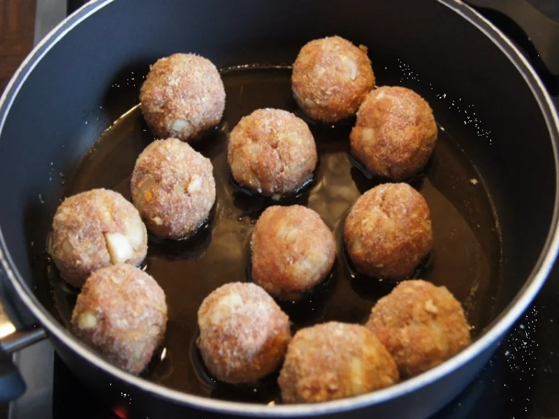 Mettbällchen mit pikanten Püree - Rezept - Bild Nr. 606