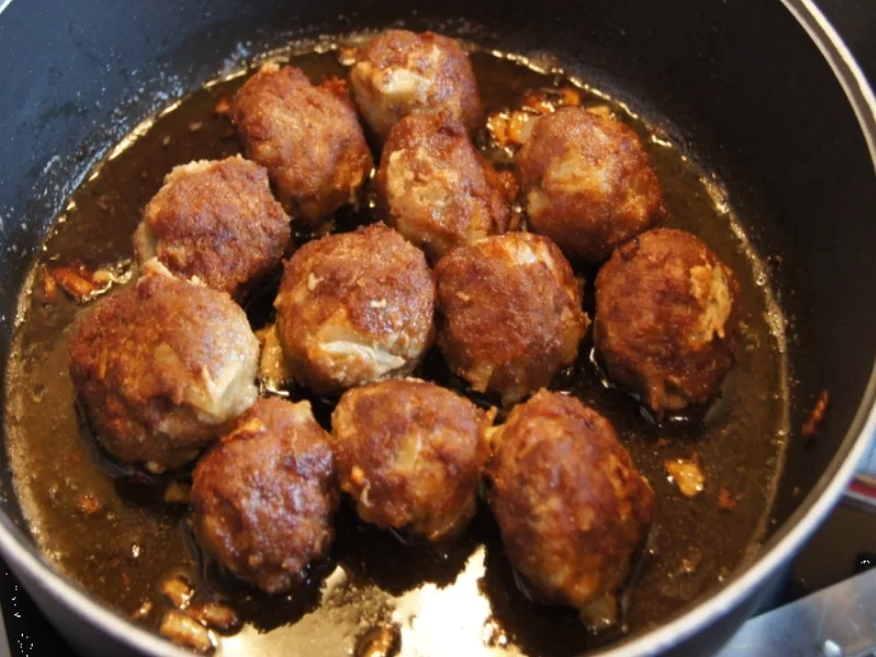 Mettbällchen mit pikanten Püree - Rezept - Bild Nr. 608