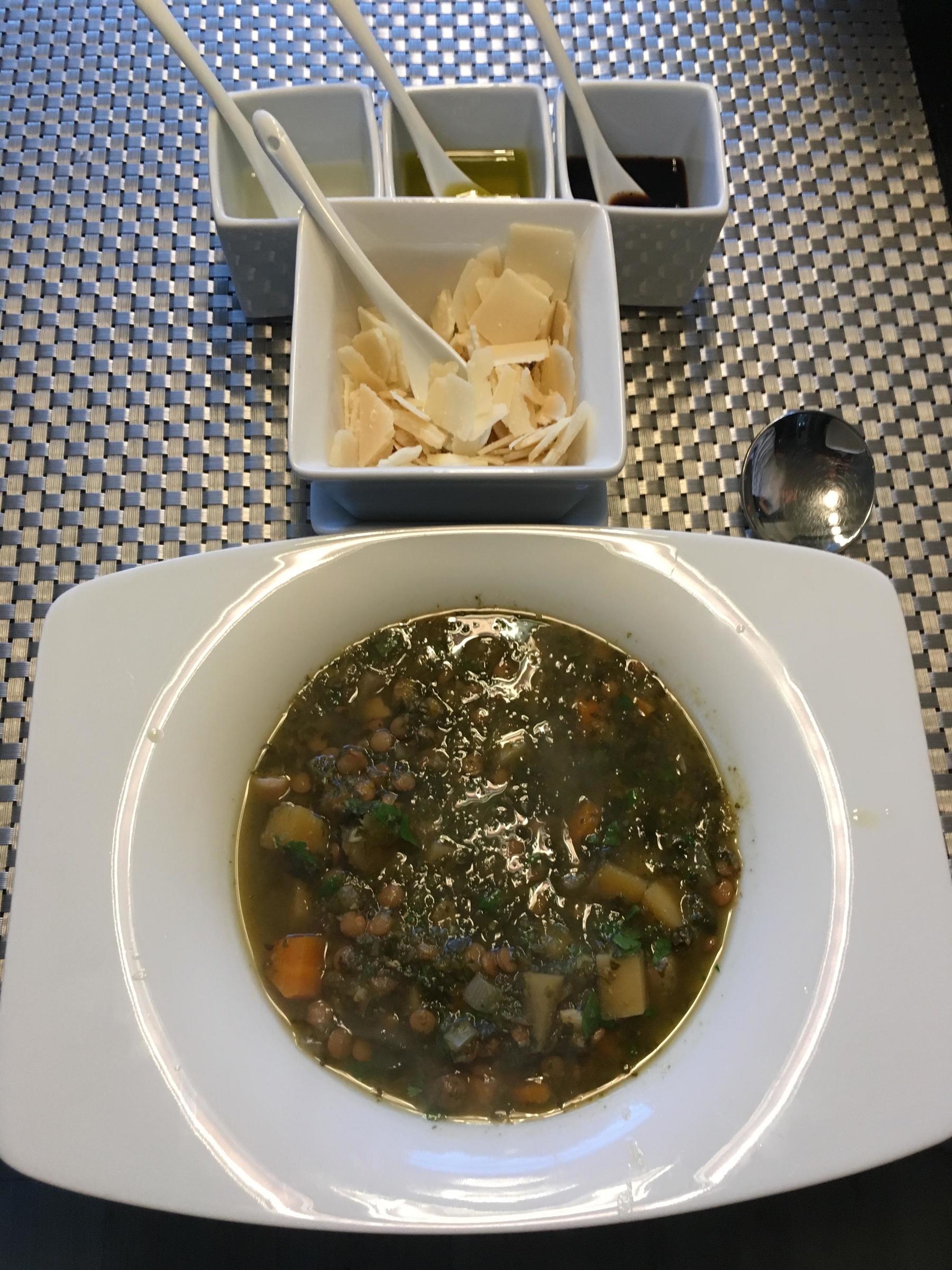 Bilder für Linsensuppe mit Kürbis und Grünkohl - Rezept