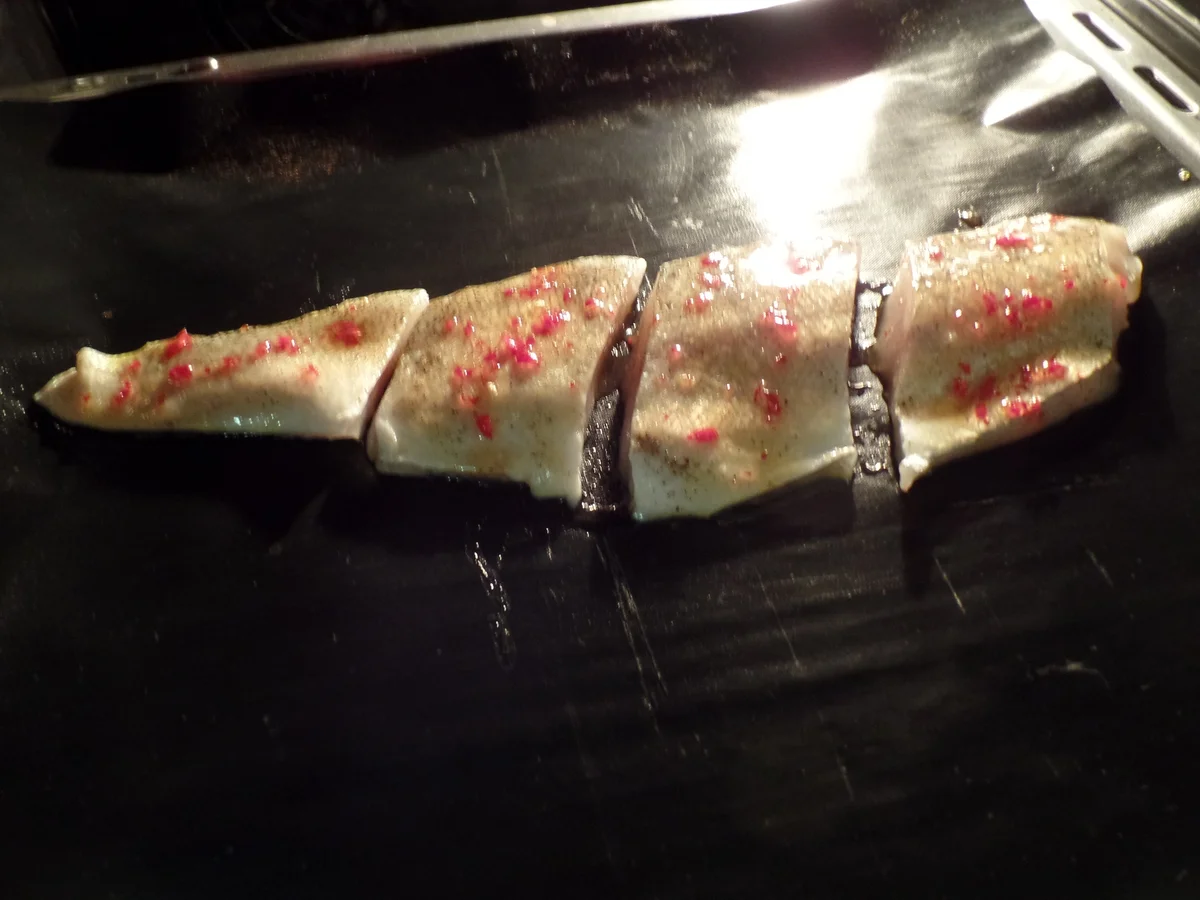 Zander aus dem Ofen mit Rahmgemüse - Rezept - Bild Nr. 620