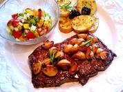 Rumpsteak mit Champignons - Rezept - Bild Nr. 640