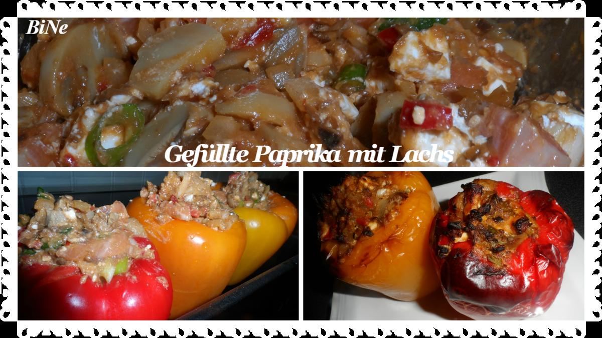 BiNe` S GEFÜLLTE PAPRIKA MIT LACHS - Rezept - Bild Nr. 654