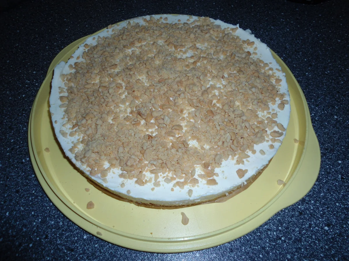 Erdnuss-Cheesecake Käsekuchen - Rezept