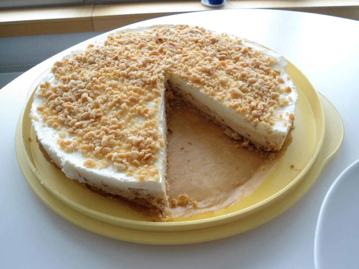 Erdnuss-Cheesecake Käsekuchen - Rezept - Bild Nr. 2