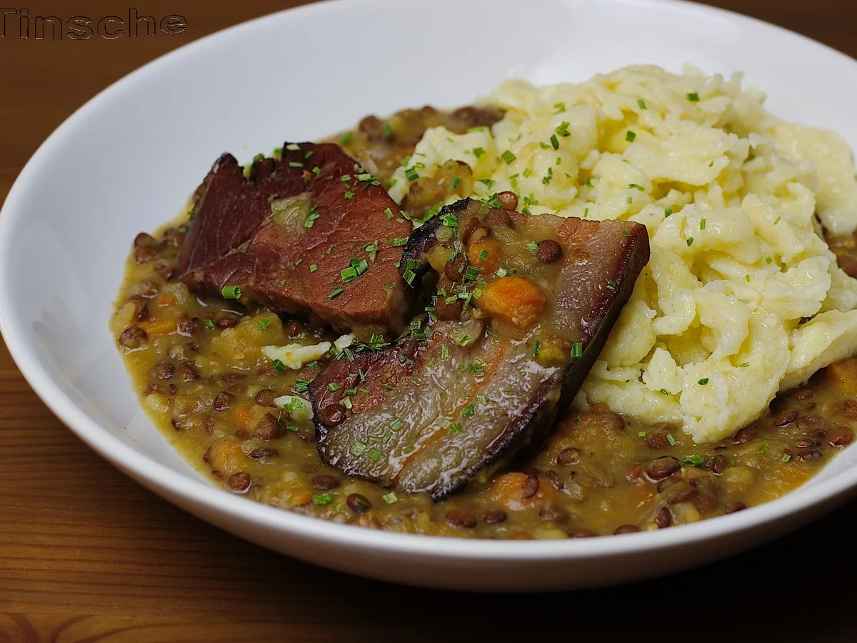 Linsen und Spätzle Nr°2 - Rezept - Bild Nr. 4710