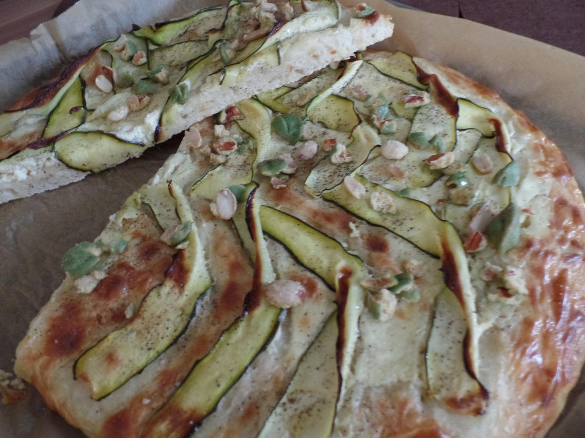 Zucchini Flammkuchen Rezept Mit Bild Kochbar De