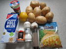 Lachs-/Spinat-Auflauf überbacken mit Kartoffelpü und Käse - Rezept - Bild Nr. 665