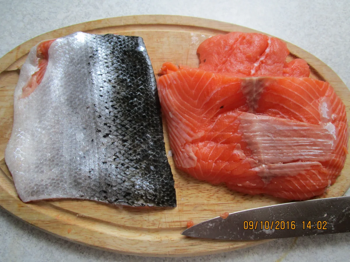 Rezept: Lachs-/Spinat-Auflauf überbacken mit Kartoffelpü und Käse Bild Nr. 670 Lachs-/Spinat-Auflauf überbacken mit Kartoffelpü und Käse - Rezept - Bild Nr. 670