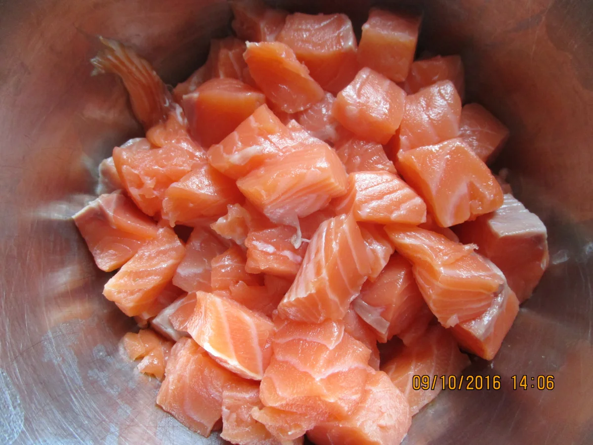 Rezept: Lachs-/Spinat-Auflauf überbacken mit Kartoffelpü und Käse Bild Nr. 672 Lachs-/Spinat-Auflauf überbacken mit Kartoffelpü und Käse - Rezept - Bild Nr. 672