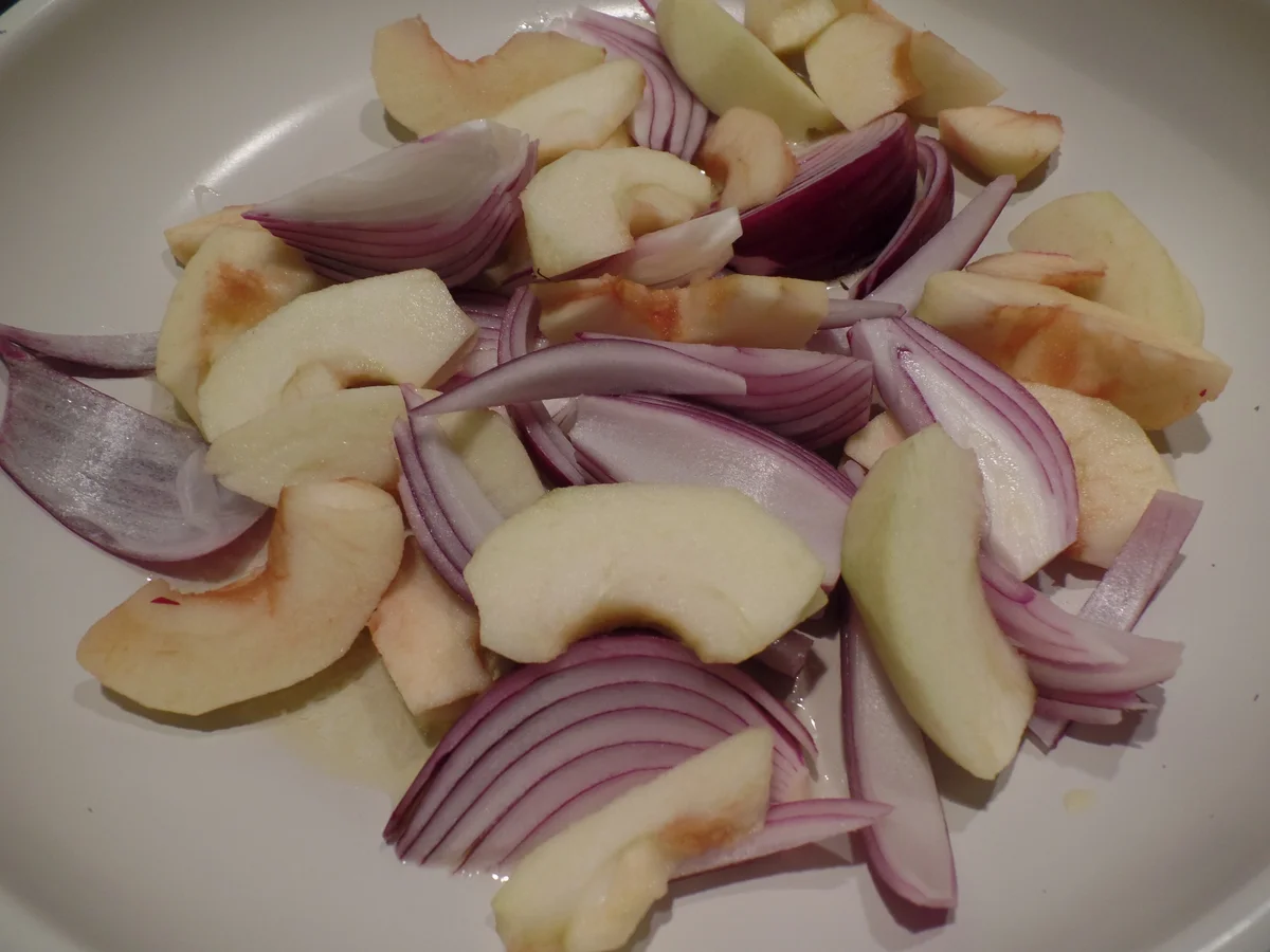 Entenbrust mit Äpfeln und Zwiebeln - Rezept - Bild Nr. 691