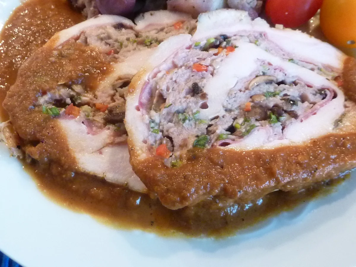 Rezept: Gefüllter Poulet Braten Bild Nr. 697 Gefüllter Poulet Braten - Rezept - Bild Nr. 697