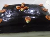 Rezept: Kรผrbis-Kuchen mit Schokohaube Kรผrbis-Kuchen mit Schokohaube - Rezept