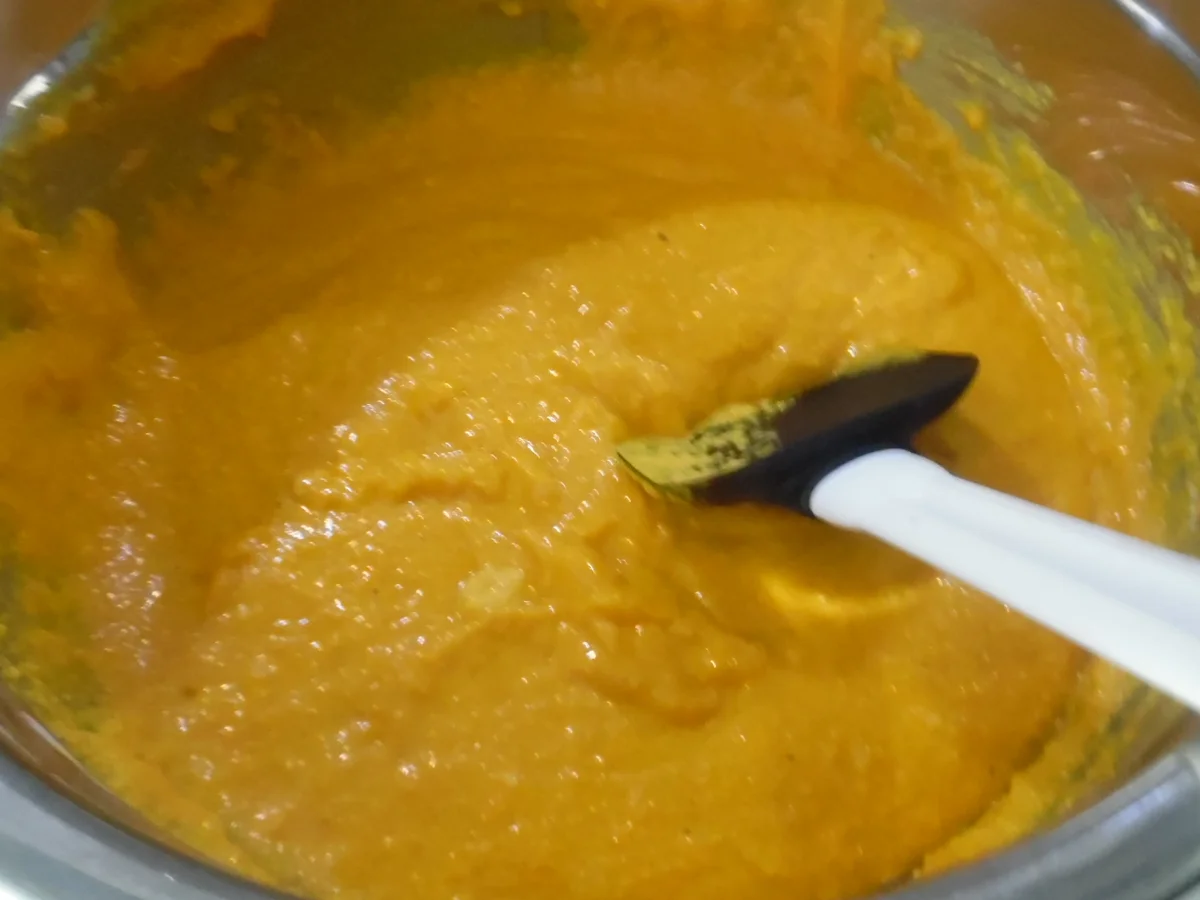 Rezept: Kürbis-Kuchen mit Schokohaube Bild Nr. 4 Kürbis-Kuchen mit Schokohaube - Rezept - Bild Nr. 4