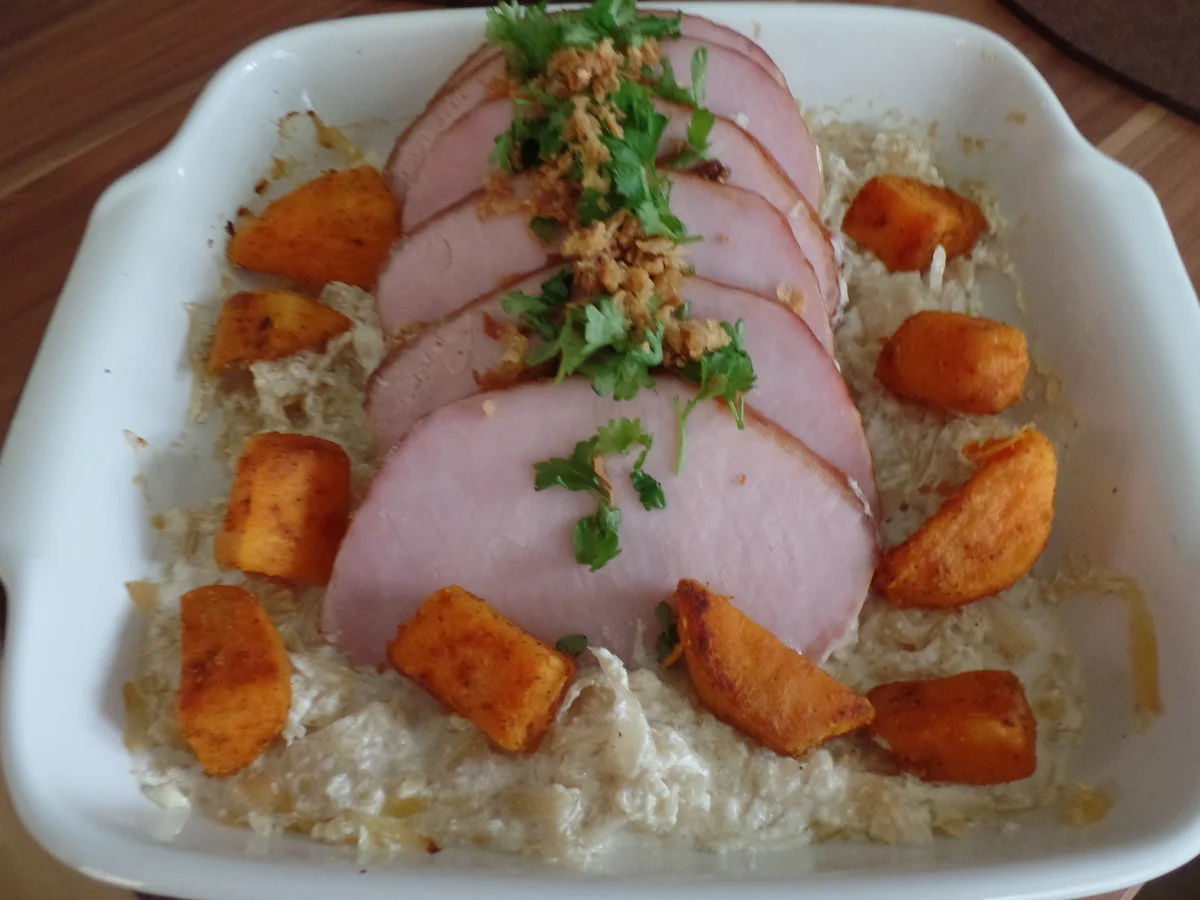 Kasseler mit Süßkartoffeln - Rezept - Bild Nr. 681