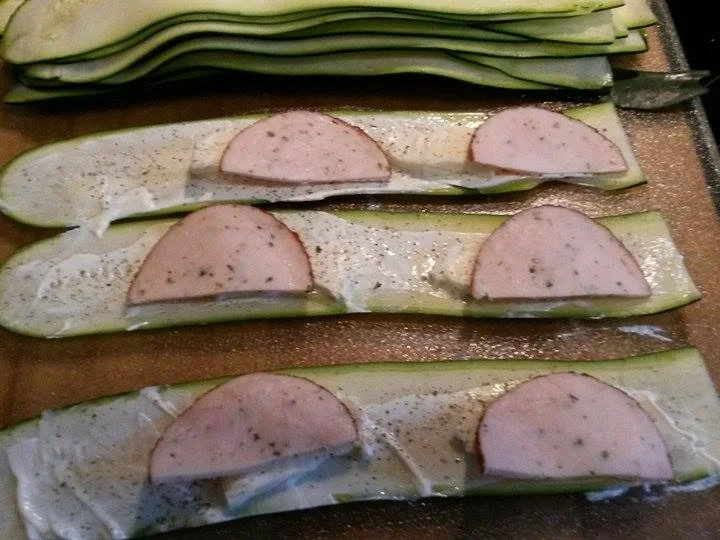 Schinken - Mozzarella Zucchini Röllchen - Rezept - Bild Nr. 683