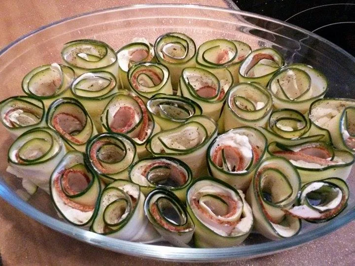 Schinken - Mozzarella Zucchini Röllchen - Rezept - Bild Nr. 685