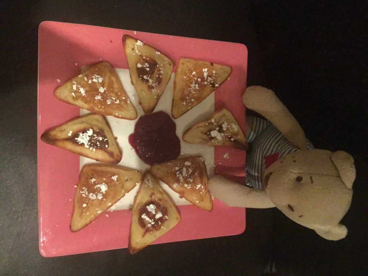 süße Flecken mit Apfel und Schuß - Rezept - Bild Nr. 2