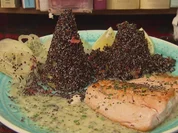 Lachsfilet mit Quinoa-Chia-Paprika-Mix - Rezept