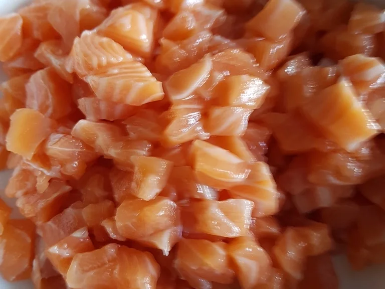 Lachs als Lachstatar mit Avocadoschaum à la Biggi - Rezept - Bild Nr. 727