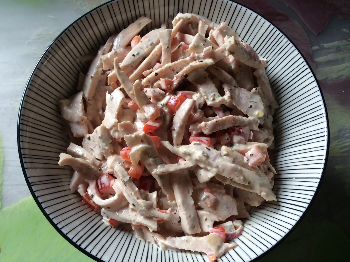 Rezept: Feuriger Fleischsalat Bild Nr. 736 Feuriger Fleischsalat - Rezept - Bild Nr. 736