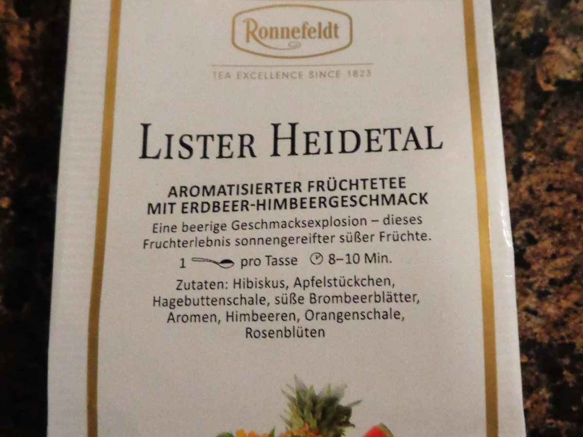 Tee - Mousse aus "Lister Heidetal" - Tee ... - Rezept - Bild Nr. 736