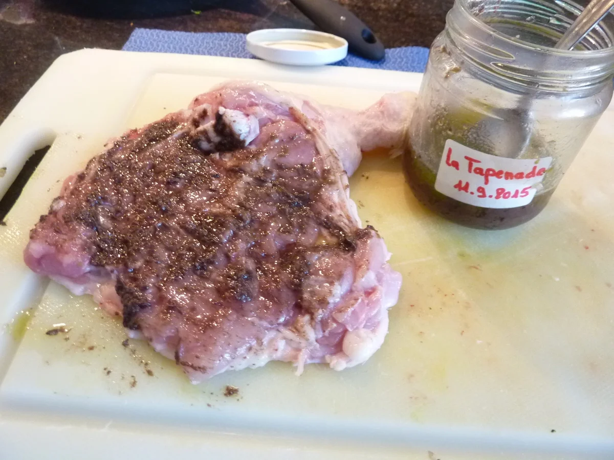 Gefüllten Hähnchenkeulen - Rezept - Bild Nr. 743