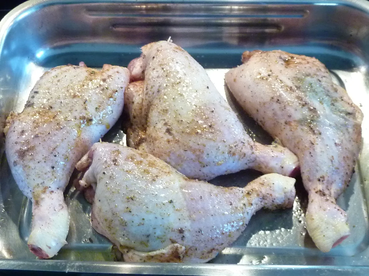 Gefüllten Hähnchenkeulen - Rezept - Bild Nr. 745