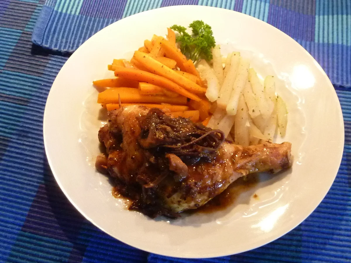 Gefüllten Hähnchenkeulen - Rezept - Bild Nr. 748