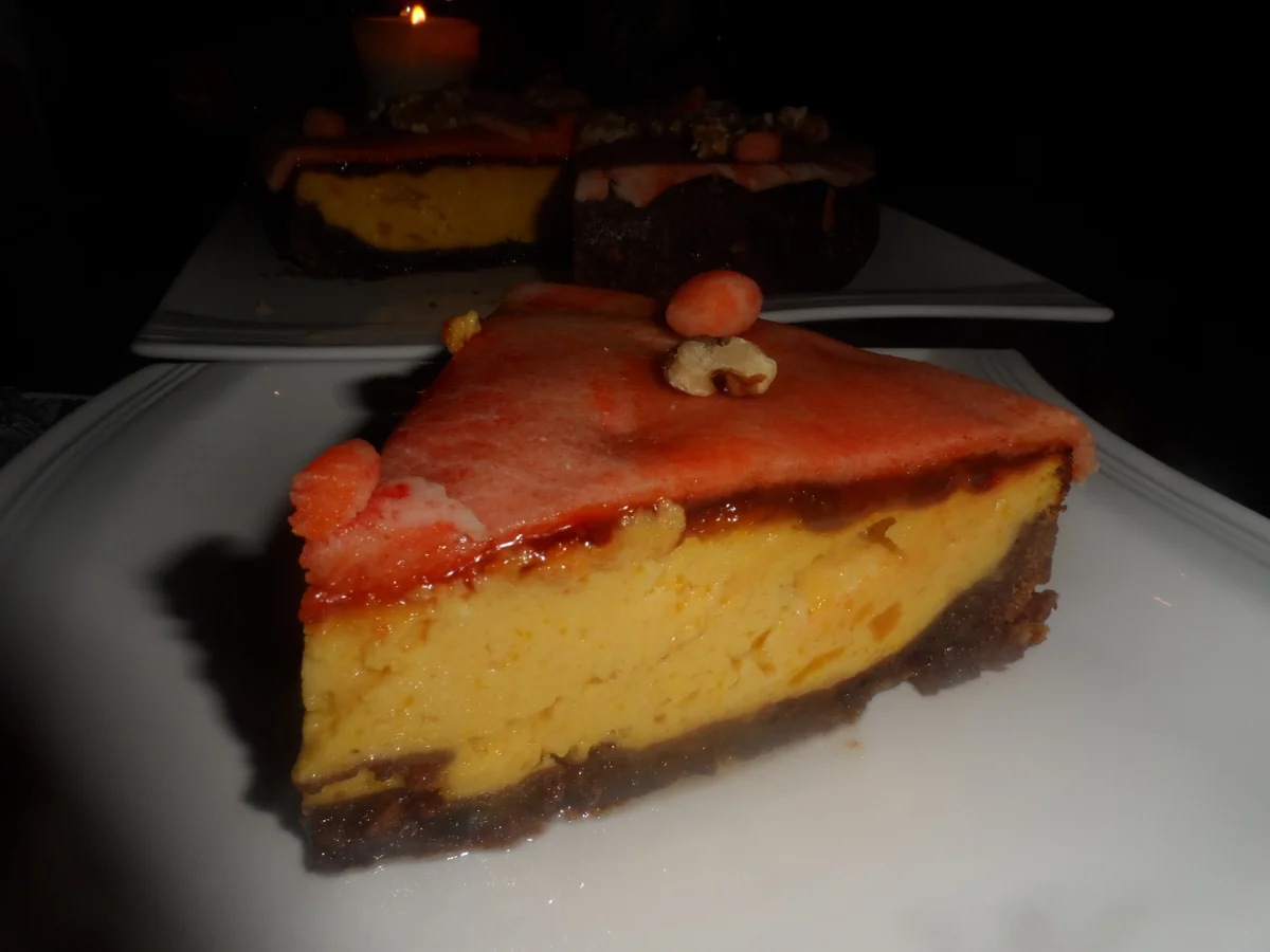 BiNe` S KÜRBISKÄSEKUCHEN MIT WALNÜSSEN - Rezept - Bild Nr. 763