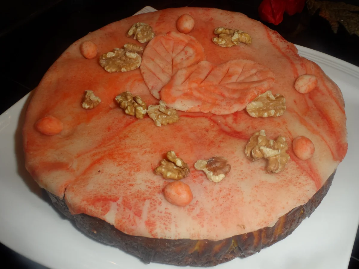 BiNe` S KÜRBISKÄSEKUCHEN MIT WALNÜSSEN - Rezept - Bild Nr. 764