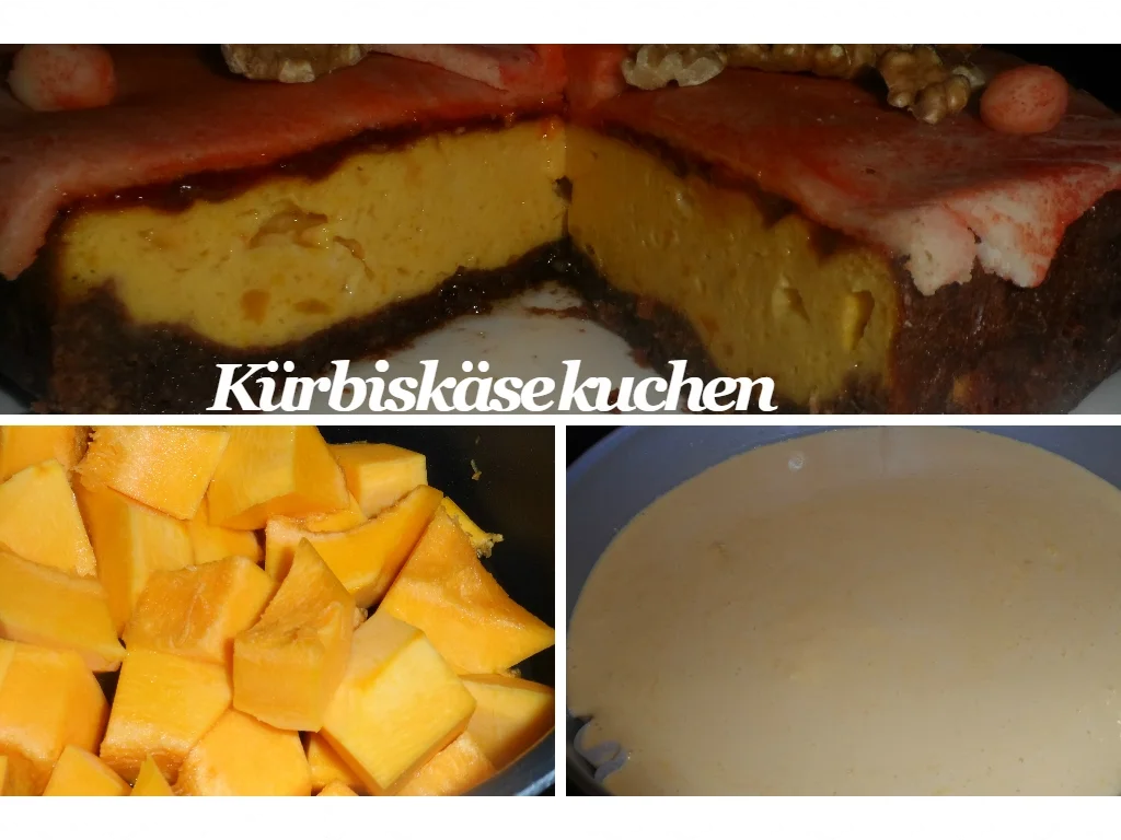 BiNe` S KÜRBISKÄSEKUCHEN MIT WALNÜSSEN - Rezept - Bild Nr. 766