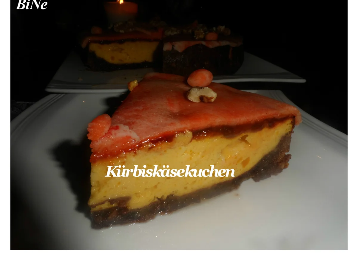 BiNe` S KÜRBISKÄSEKUCHEN MIT WALNÜSSEN - Rezept - Bild Nr. 768