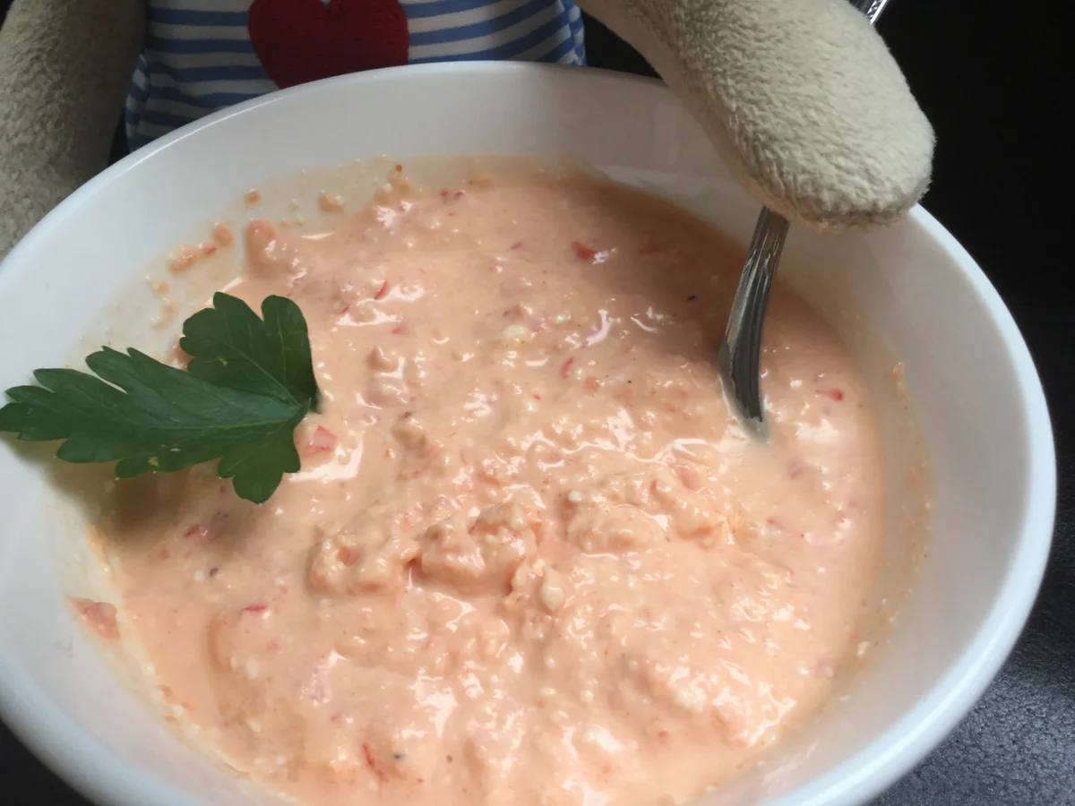 Rezept: Schafskäsedip mit Paprika Bild Nr. 737 Schafskäsedip mit Paprika - Rezept - Bild Nr. 737