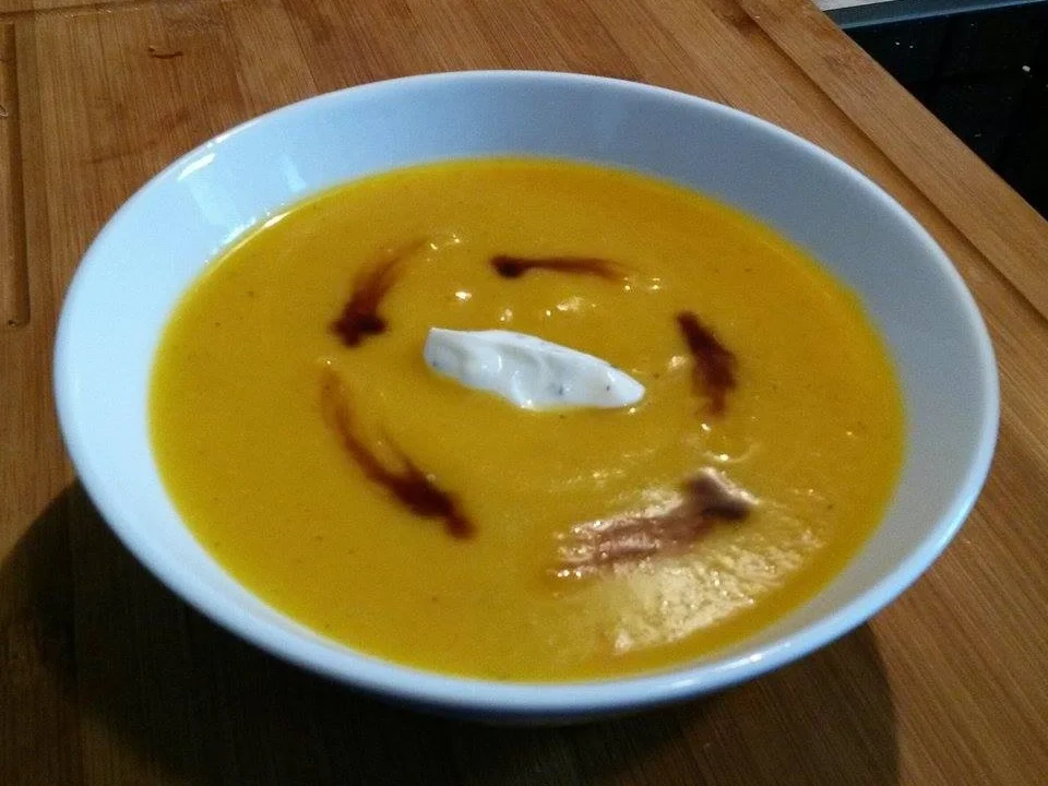 Blumenkohl - Kürbis Creme Suppe - Rezept - Bild Nr. 736