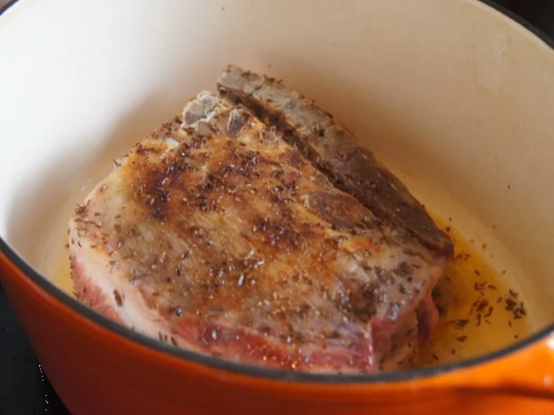 Deftiger Schweinenackenbraten mit pikanter Sauce - Rezept - Bild Nr. 3112