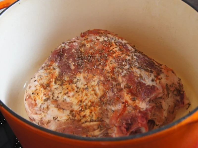 Deftiger Schweinenackenbraten mit pikanter Sauce - Rezept - Bild Nr. 3113