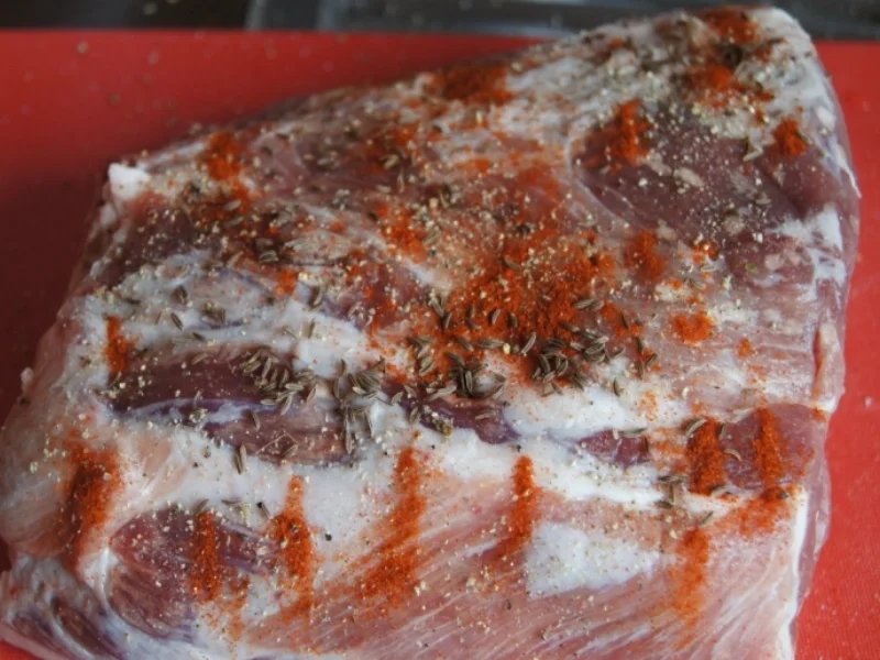 Deftiger Schweinenackenbraten mit pikanter Sauce - Rezept - Bild Nr. 3114