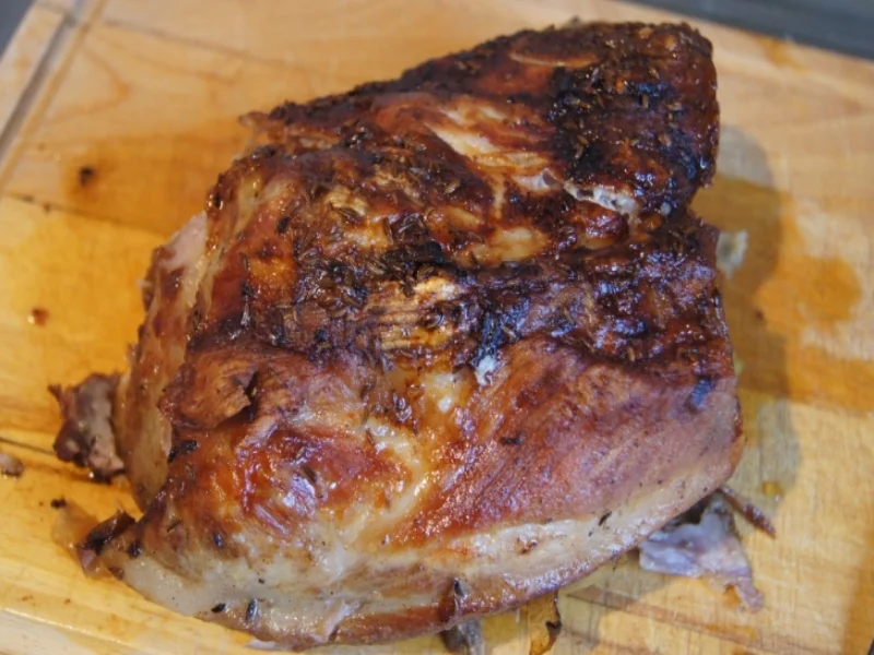 Deftiger Schweinenackenbraten mit pikanter Sauce - Rezept - Bild Nr. 3119