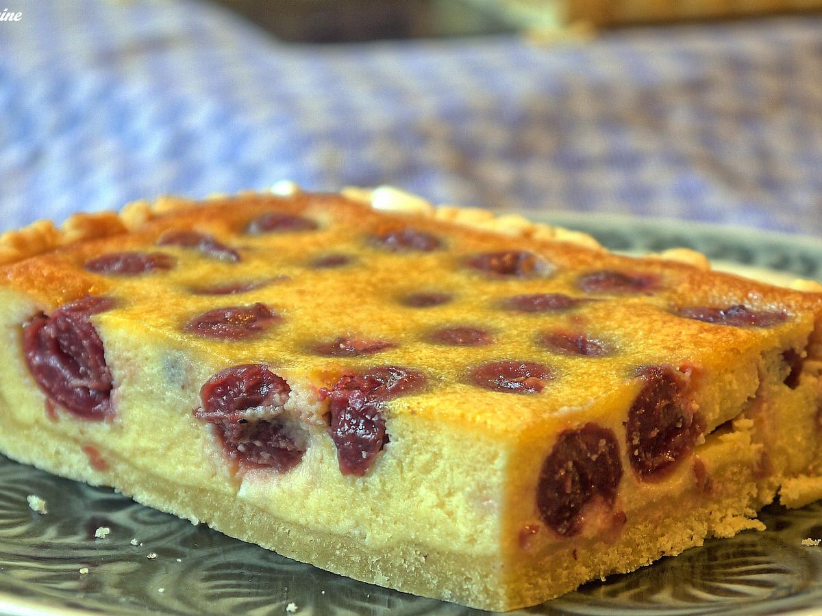 Kirsch-Marzipan-Tarte - Rezept mit Bild - kochbar.de