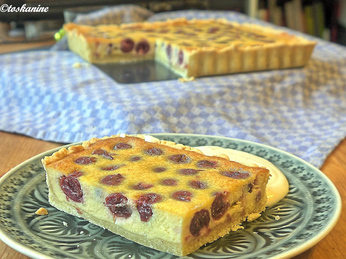 Rezept: Kirsch-Marzipan-Tarte Bild Nr. 744 Kirsch-Marzipan-Tarte - Rezept - Bild Nr. 744