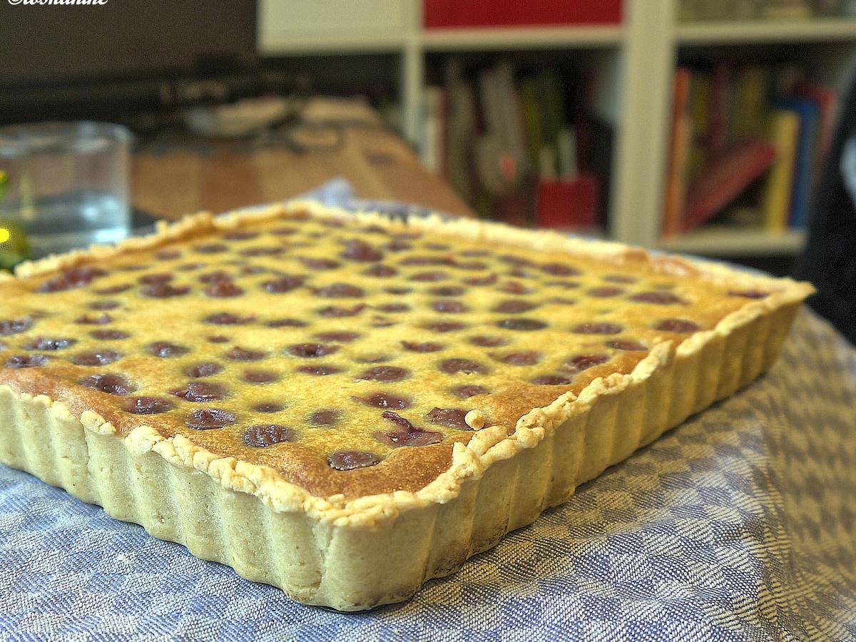 Kirsch-Marzipan-Tarte - Rezept mit Bild - kochbar.de