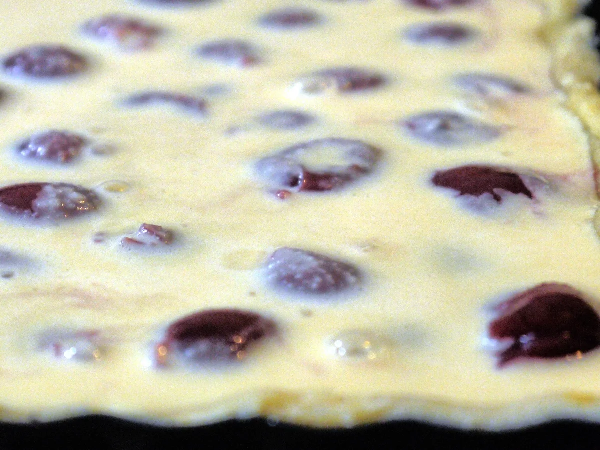 Rezept: Kirsch-Marzipan-Tarte Bild Nr. 756 Kirsch-Marzipan-Tarte - Rezept - Bild Nr. 756