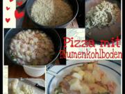 Spargel -Schinken Pizza mit Blumenkohlboden - Rezept - Bild Nr. 764