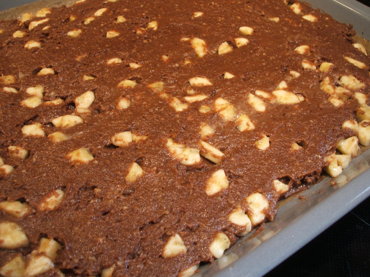 Backen: Schoko-Bananen-Schnitten - Rezept - Bild Nr. 757