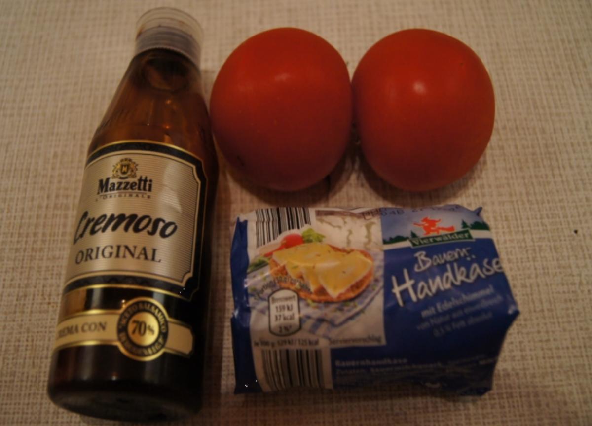 Tomaten-Bauern-Handkäse-Teller - Rezept - Bild Nr. 2